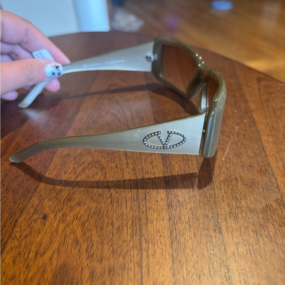 Metallic gold vintage Valentino sunglasses